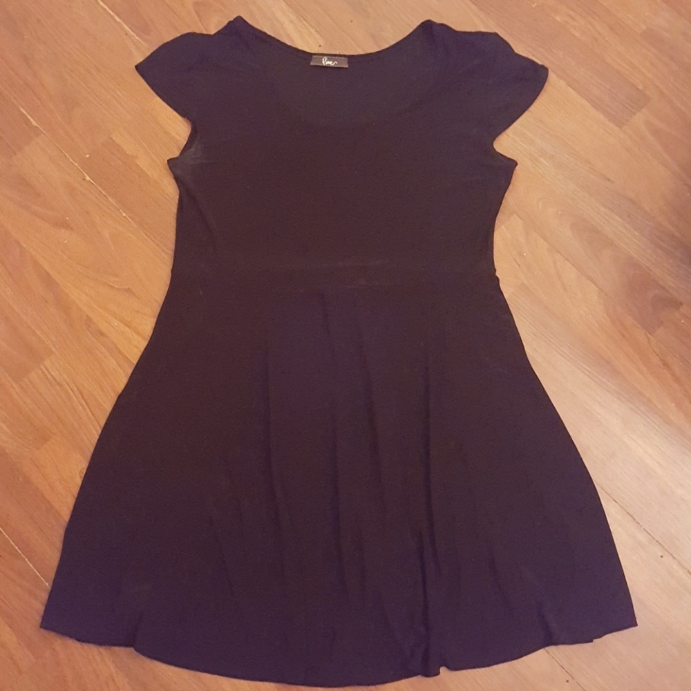 Black slinky dress